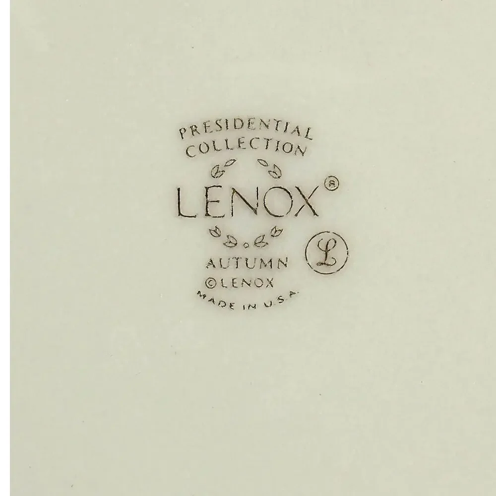 Lenox Presidential Autumn Gold Mark Salad Plate 8.25
